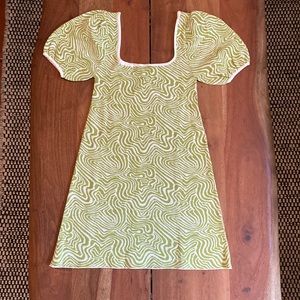 Cider Swirl Print Dress